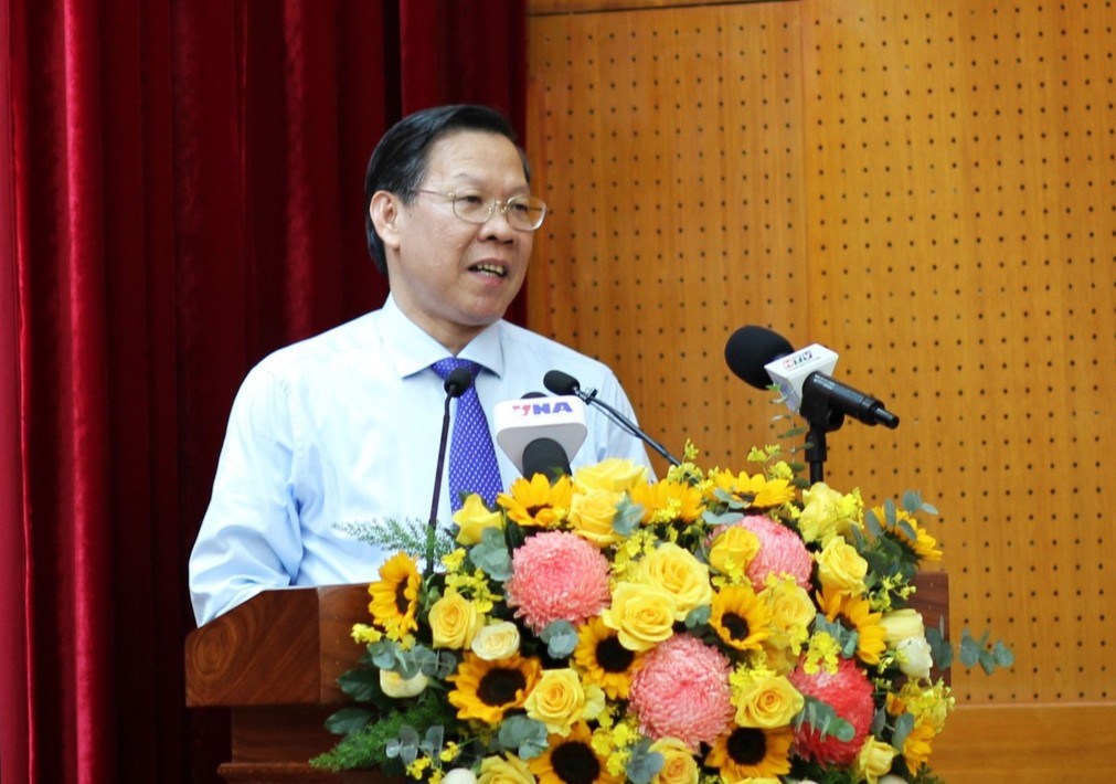 Mr. Phan Van Mai ceased to be Chairman of the Ho Chi Minh City People's Committee. Photo: Ha Khanh