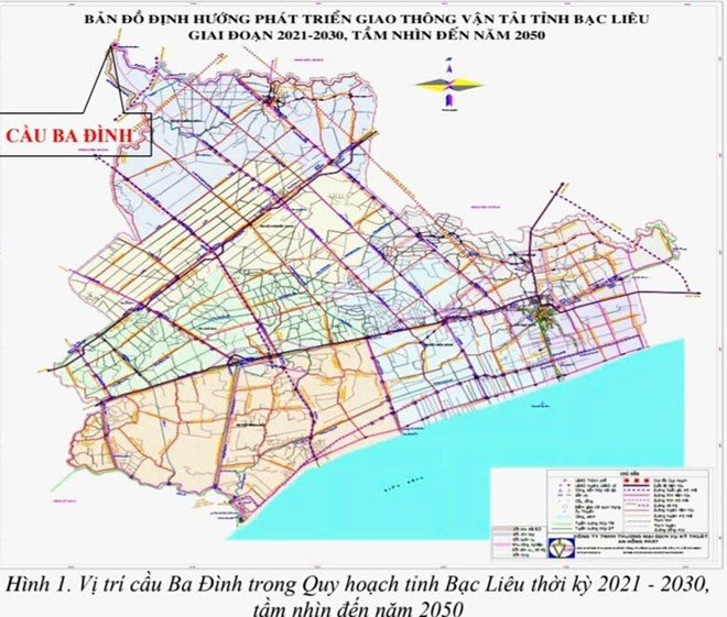 Sẽ có cầu trên 400 tỉ đồng kết nối Bạc Liêu và Kiên Giang