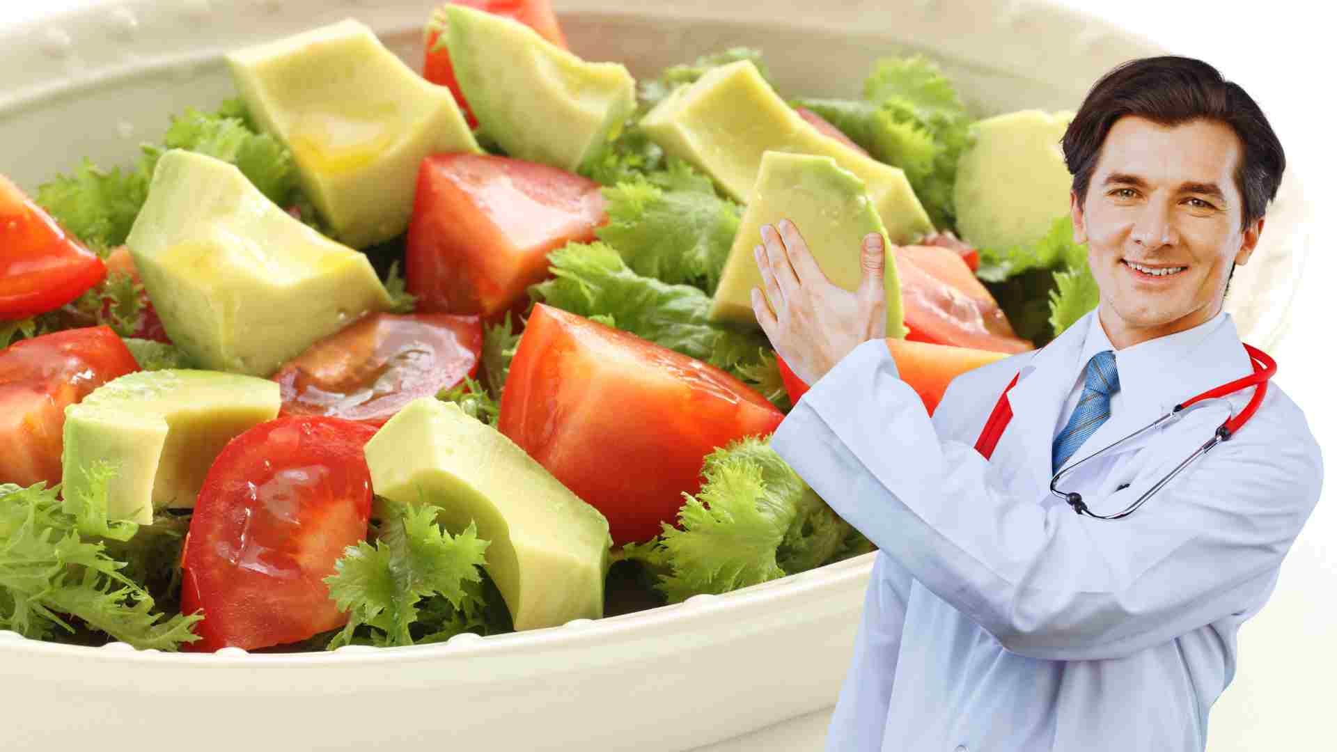 Eating avocado salad does not cause a spike in blood sugar levels. Graphics: Thach Lam