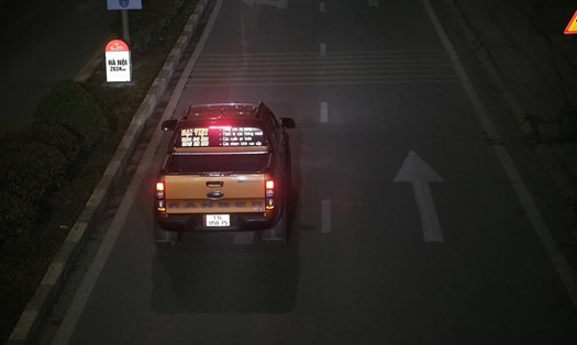 Xe ô tô vi phạm chạy quá tốc độ theo quy định. Ảnh minh họa: Công an tỉnh Cao Bằng