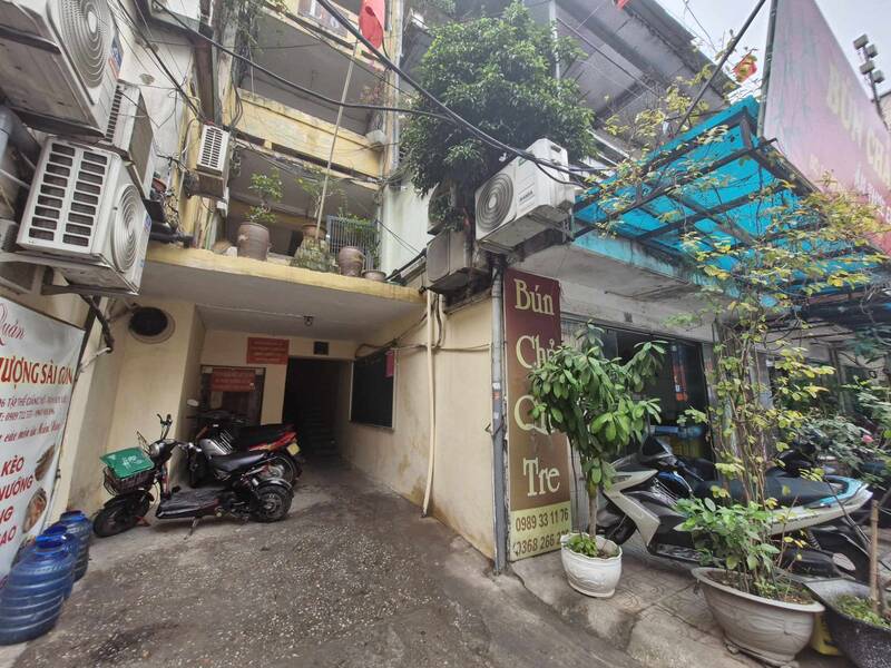 A corner of Giang Vo apartment building (Ba Dinh district, Hanoi). Photo: Thu Giang