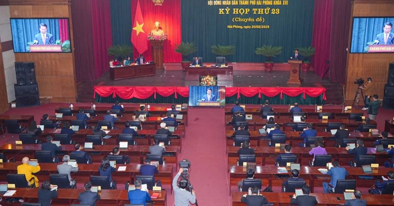 Resolution Hai Hai Phong People's Council passed 11 resolutions at the thematic session