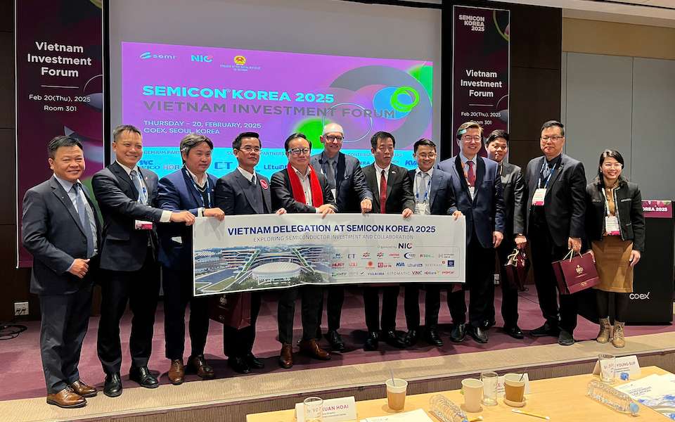 Vietnam is becoming an attractive destination in the fields of semiconductors and high technology, especially in the fields of design, human resources and post-inspection. Photo: NIC