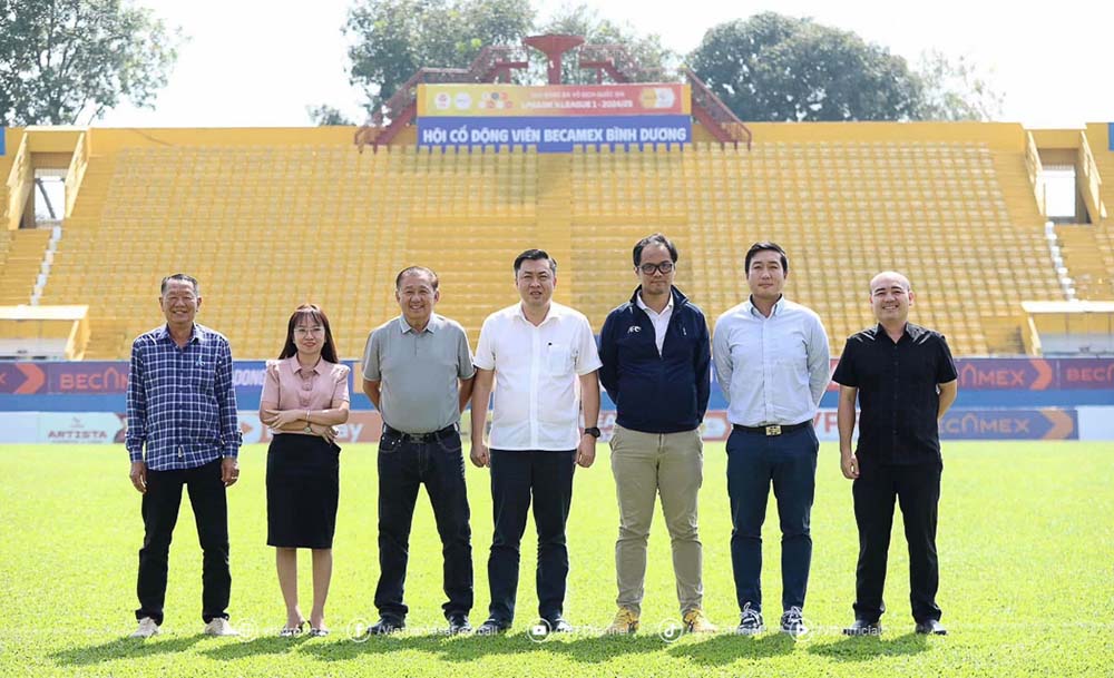 Binh Duong Stadium is qualified to host the final qualifying round of the 2027 Asian Cup. Photo: VFF
