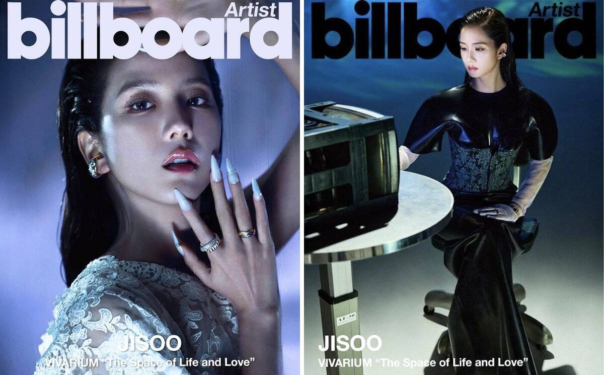 Hai trang bia khac cua Jisoo. Anh: Billboard Korea