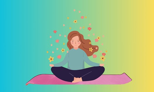 Yoga có thể giúp giảm đau nhức khớp do bệnh gout. Ảnh đồ hoạ: HÀ MY