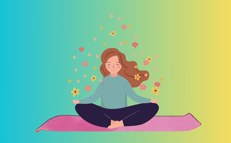 Yoga can help relieve joint pain caused by gout. Graphic photo: Ha My