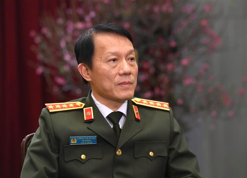 General Luong Tam Quang said that the police sector will arrange and rearrange tens of thousands of officers and soldiers. Photo: Ministry of Public Security