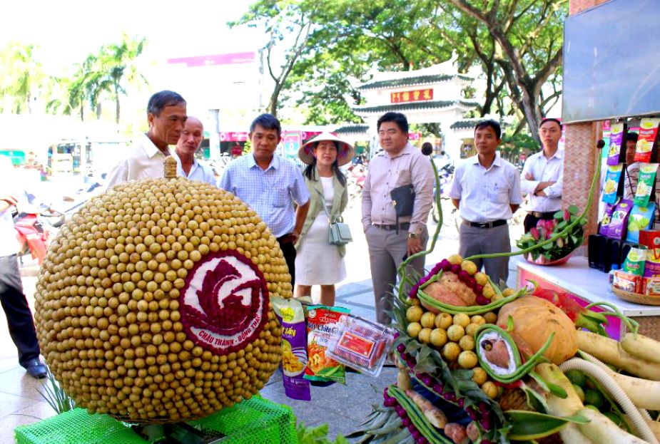 Đặc sản nhãn Châu Thành- sản phẩm đạt chuẩn OCOP của tỉnh Đồng Tháp. Ảnh: Thanh Mai