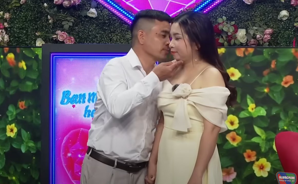 The couple at "You want to date". Photo: Producer.