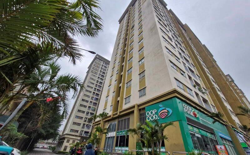 A corner of Phu Lam social housing project (Ha Dong district, Hanoi). Photo: Thu Giang