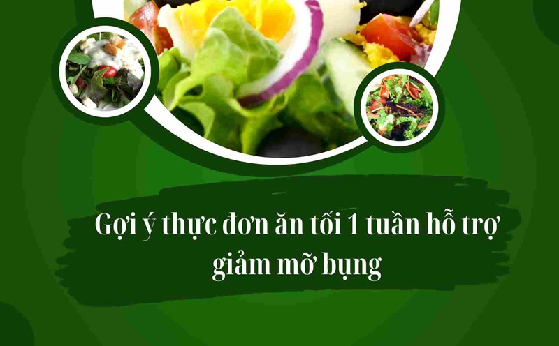 Suggested a weekly dinner menu to help reduce belly fat.