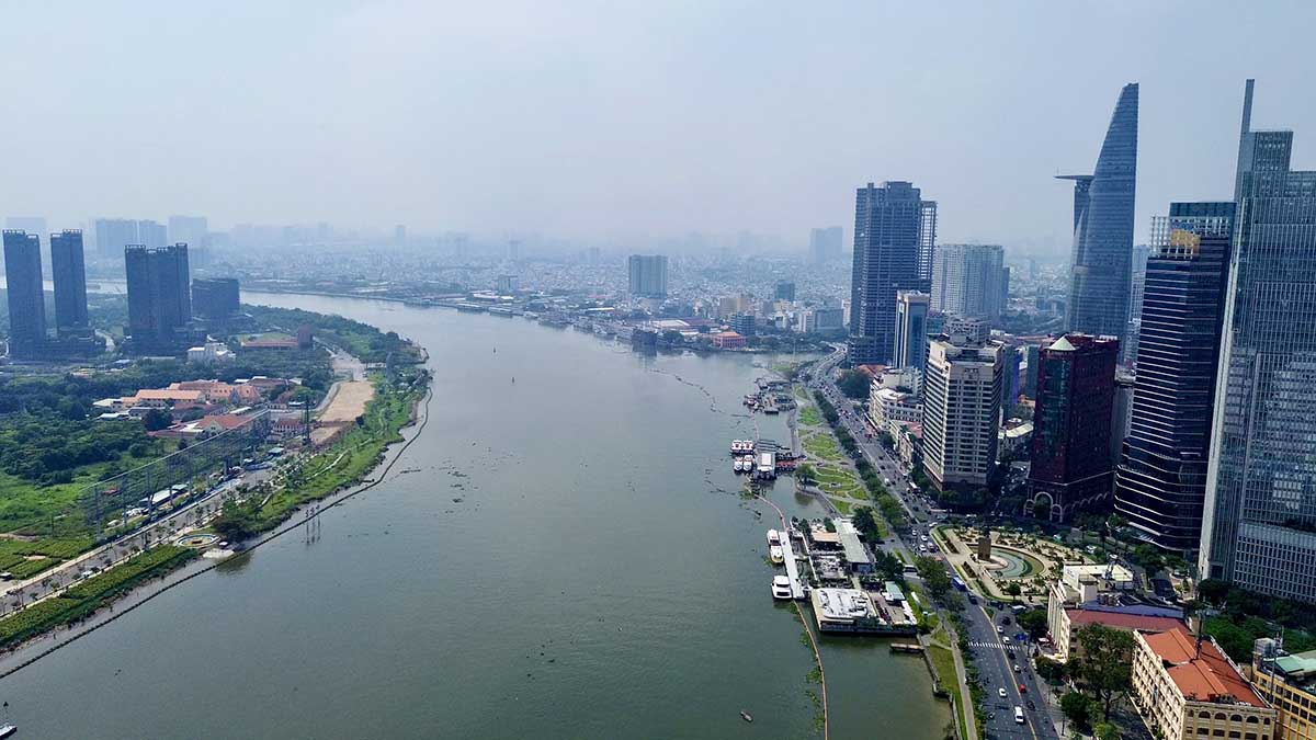 TPHCM sắp có cầu đi bộ đầu tư 1.000 tỉ đồng, bắc qua sông Sài Gòn. Ảnh: Tâm Quỳnh