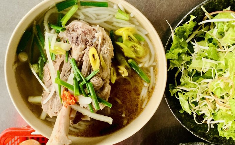 A bowl of noodle soup. Photo: Hai An