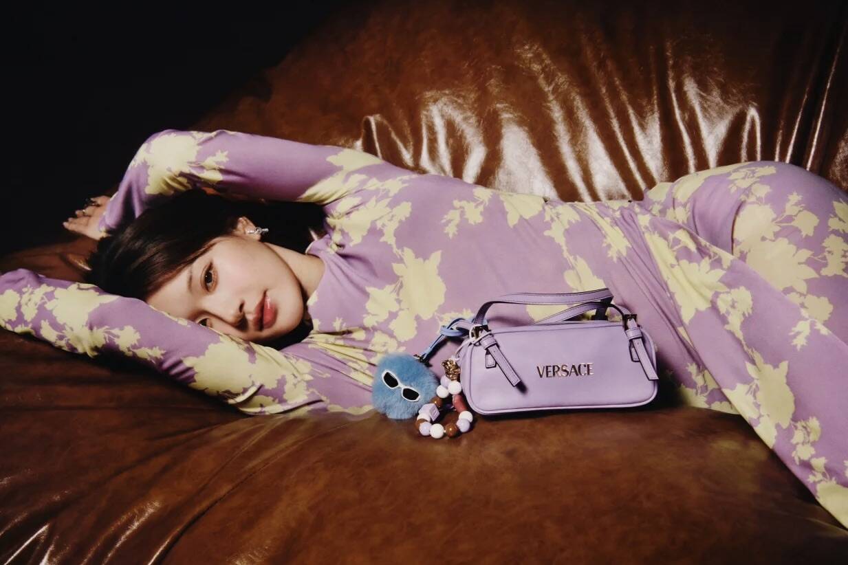 Global Ambassador Zhao Lusi in Versace's Spring Summer 2025 campaign. Photo: Weibo