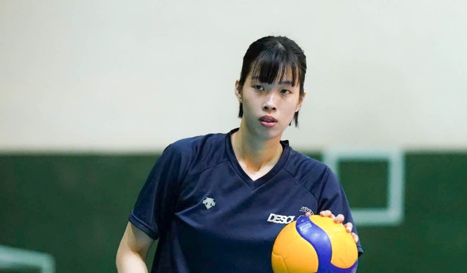 Thanh Thuy is the face that received a lot of attention at the Hoa Lu - Binh Dien Cup 2025. Photo: Vietnam Volleyball