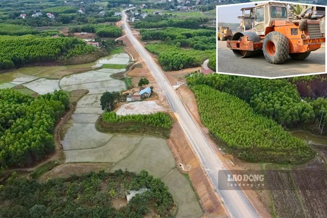 Bứt tốc thi công đường trăm tỉ ở huyện miền núi Thái Nguyên