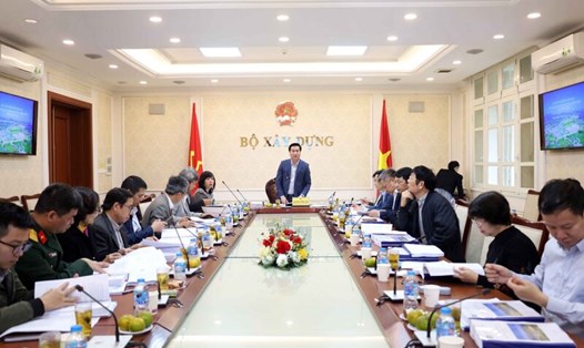 Hội nghị thẩm định đồ án quy hoạch chung đô thị Lương Sơn, tỉnh Hòa Bình. Ảnh: Bộ Xây dựng