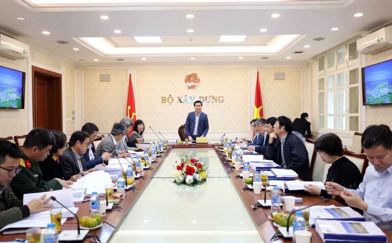 Conference on appraisal of the general urban planning project of Luong Son urban area, Hoa Binh province. Photo: Ministry of Construction