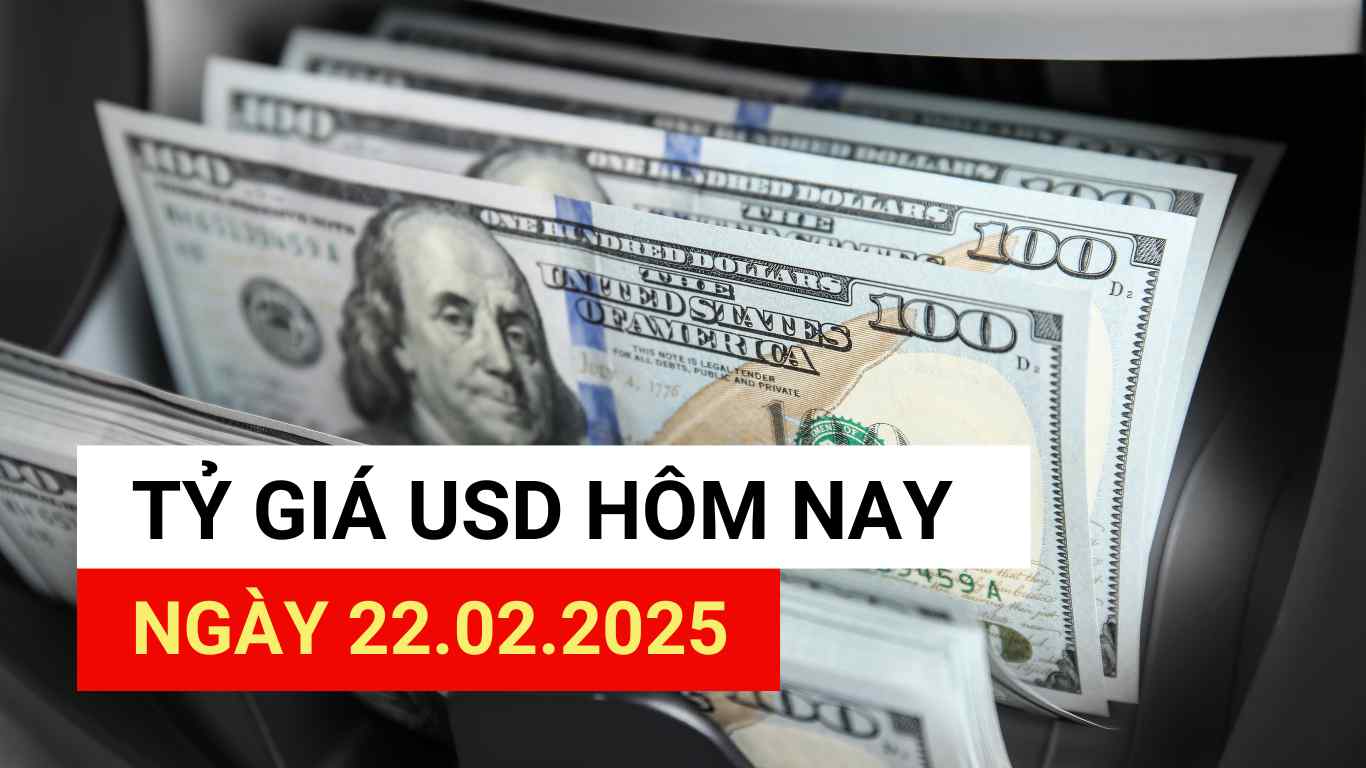 USD exchange rate today, February 22, 2025.