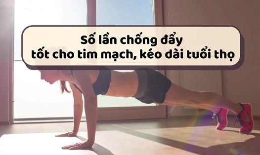 Số lần chống đẩy tốt cho tim mạch và kéo dài tuổi thọ