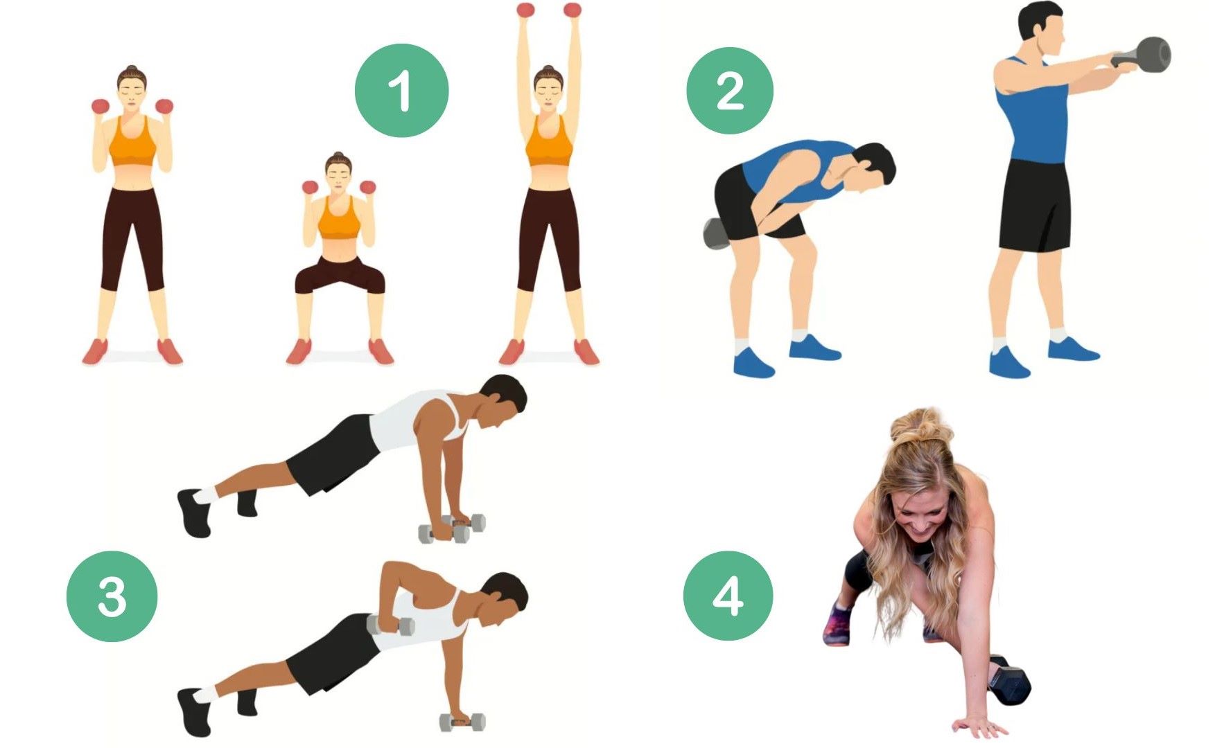 The 15-minute morning exercise helps boost metabolism and reduce fat. Graphics: Thanh Thanh