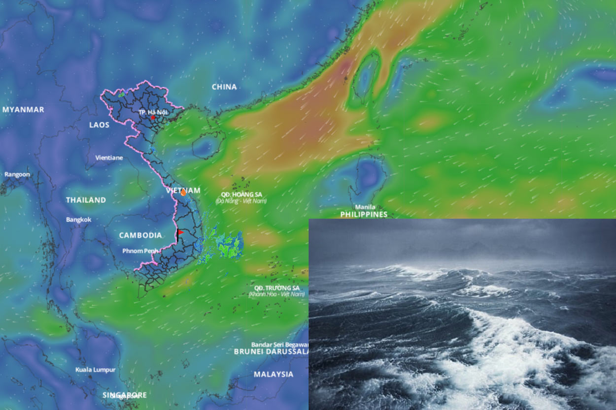 Forecast of bad weather in the next 2 days due to cold air