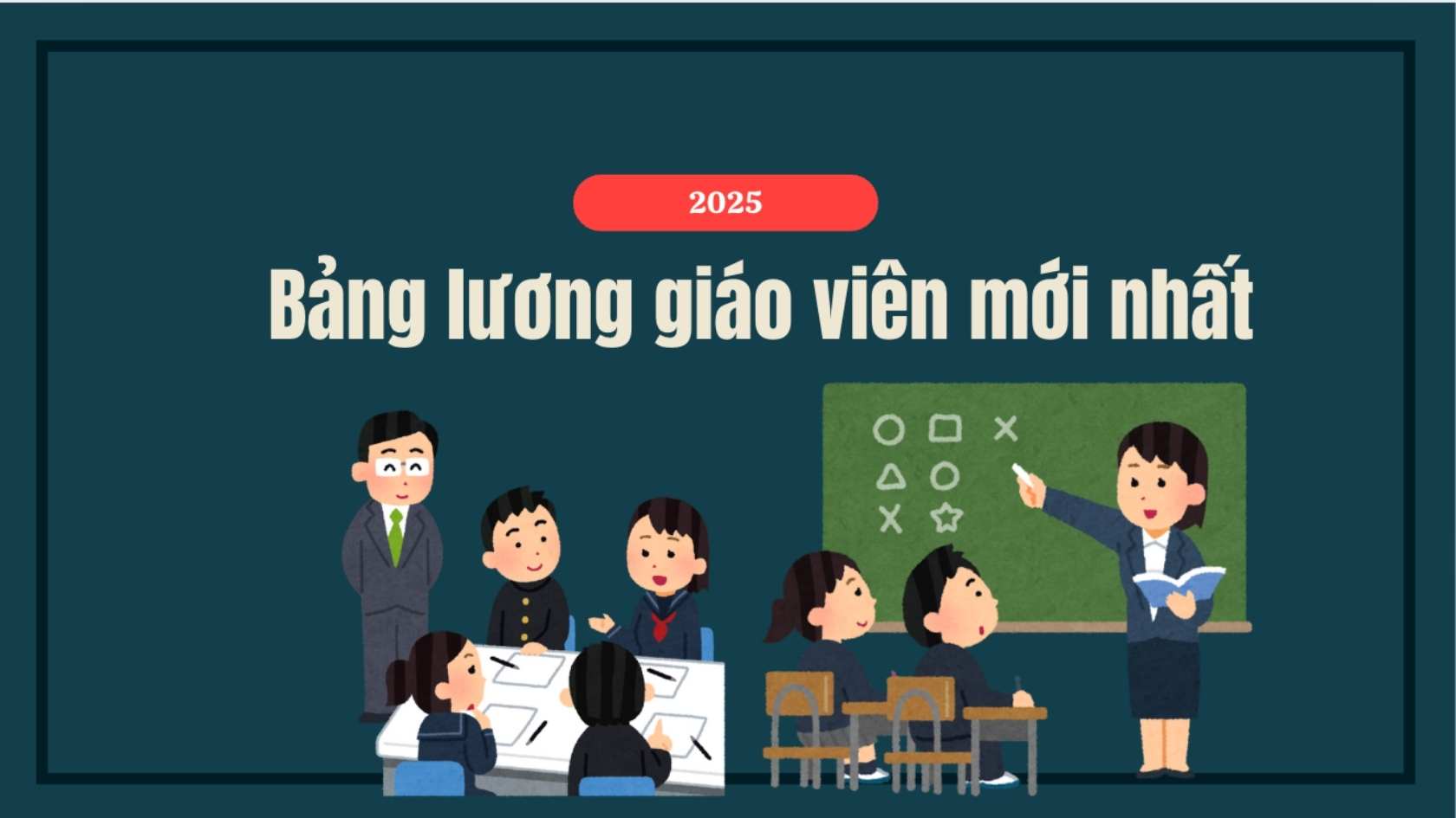 The highest salary for teachers in 2025. Design: Thanh Binh