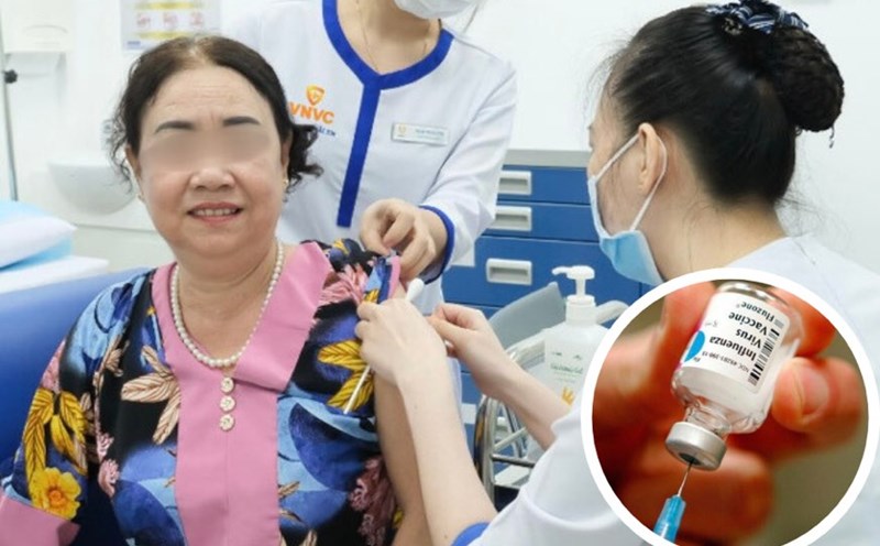 The large number of people with influenza in the community has caused vaccine shortages. Photo: VNVC Thai Nguyen.