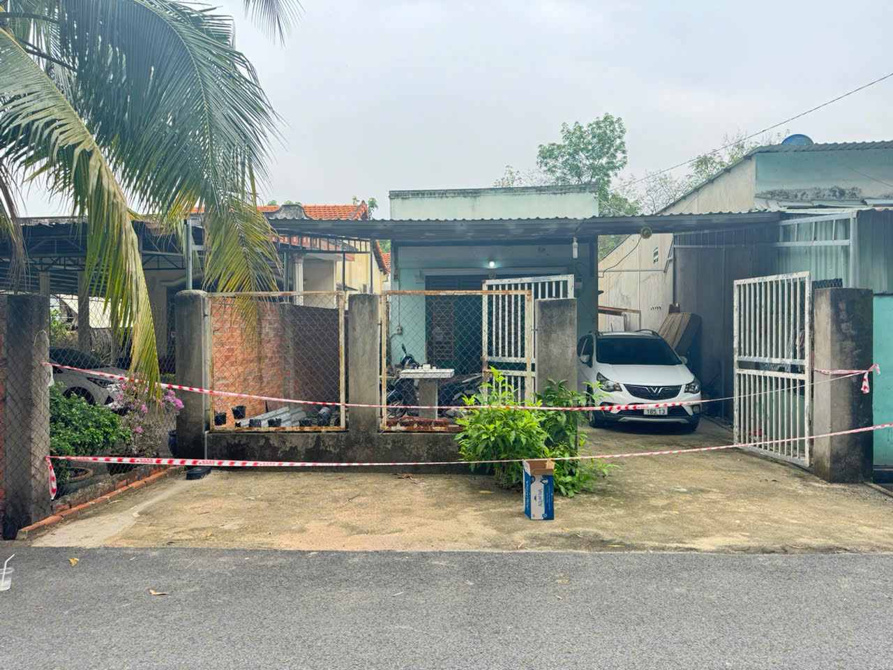 Hiện trường vụ 2 mẹ con tử vong, nghi bị sát hại. Ảnh: BTG BC cung cấp