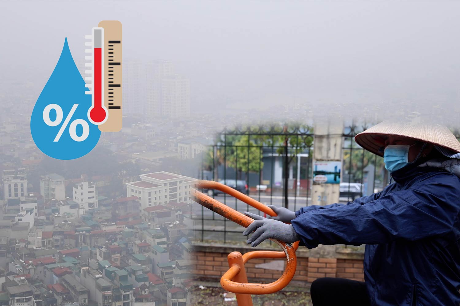 Warning about the habit of bacteria causing rain, humidity, and pollution