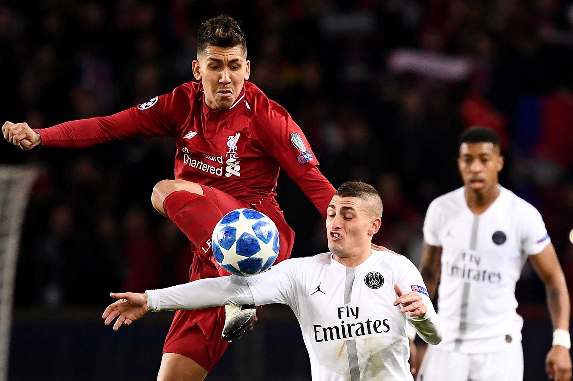 Liverpool trong mot tran dau voi PSG vao nam 2018 tai Champions League. Anh: AFP