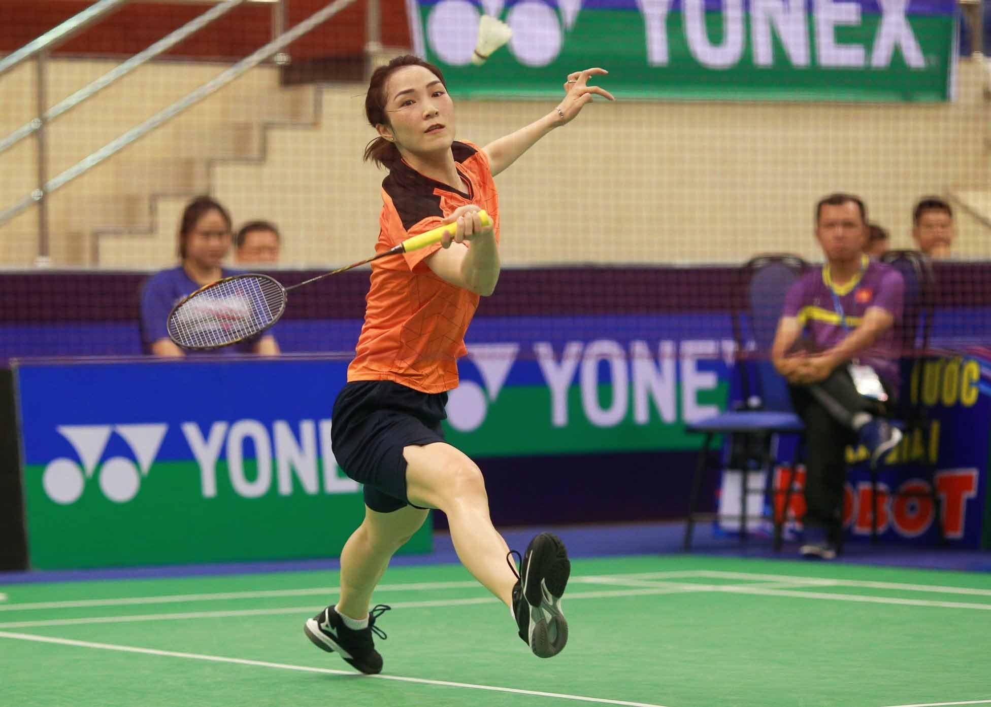Vu Thi Trang advances to the semi-finals of the Singapore International Challenge 2025 badminton tournament. Photo: Thanh Vu