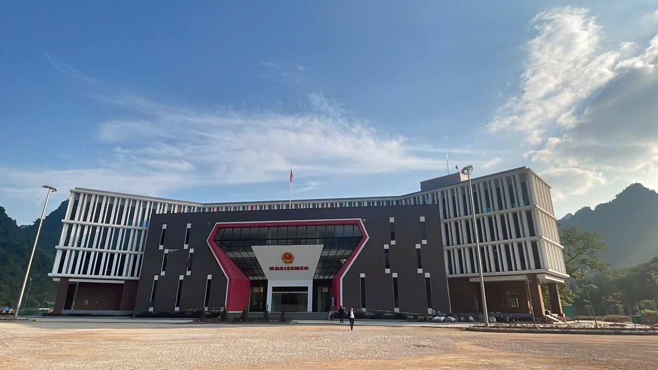 Soc Giang Border Gate will be the place to prepare for the construction of a specialized freight transport road connecting Vietnam - China. Photo: Tan Van.