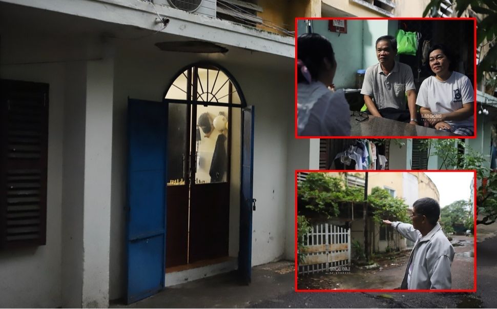 Many households living in the premises of the Binh Dinh Province Sports Training and Competition Center are worried about their "mistress" after having to relocate. Photo: Hoai Luan