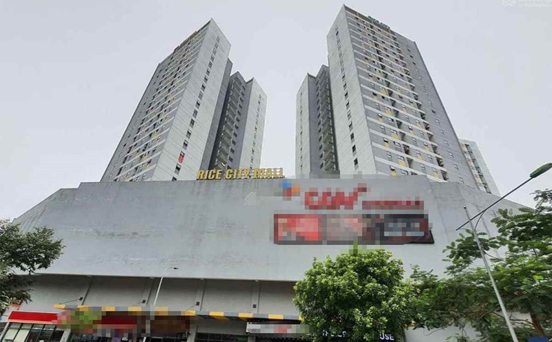 A corner of the Rice City social housing project (Hoang Mai district, Hanoi). Photo: Cao Nguyen
