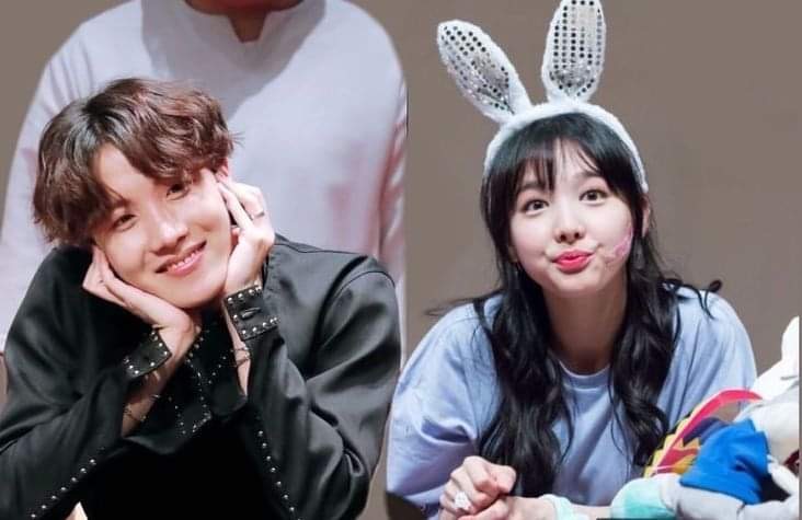J-Hope and Nayeon are suspected of dating. Photo: Instagram