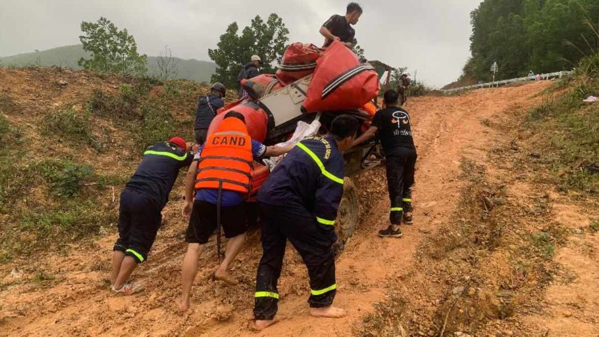 The authorities successfully recovered the victim's body. Photo: Provided by the police