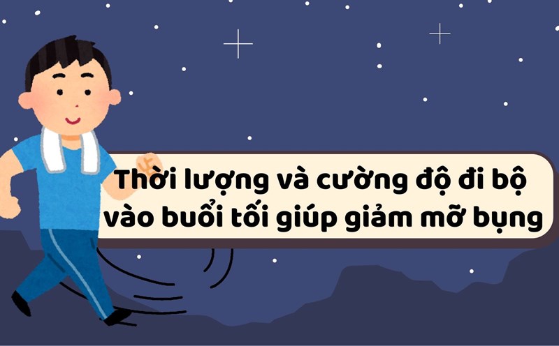 The duration and intensity of your evening walk help reduce belly fat