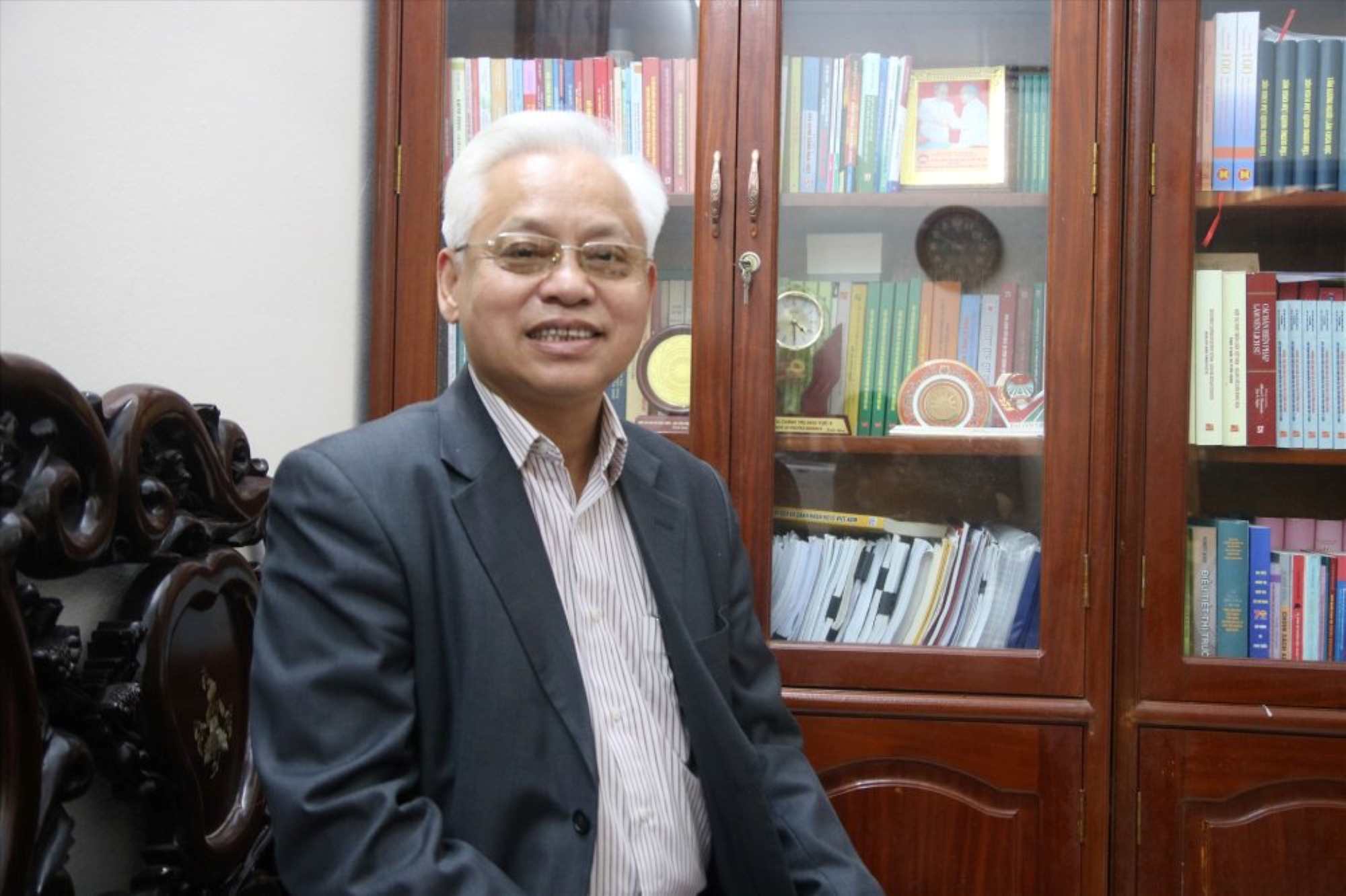 PGS.TS Le Quoc Ly - nguyen Pho Giam doc Hoc vien Chinh tri Quoc gia Ho Chi Minh. Anh: T.Vuong