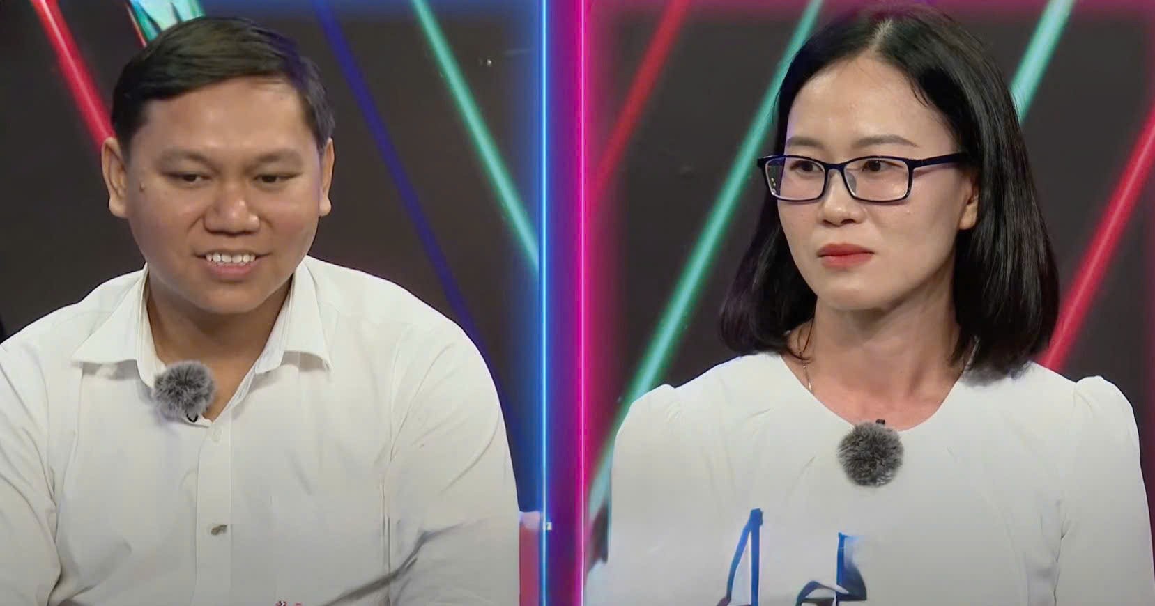 The couple at "You want to date". Photo: Producer.