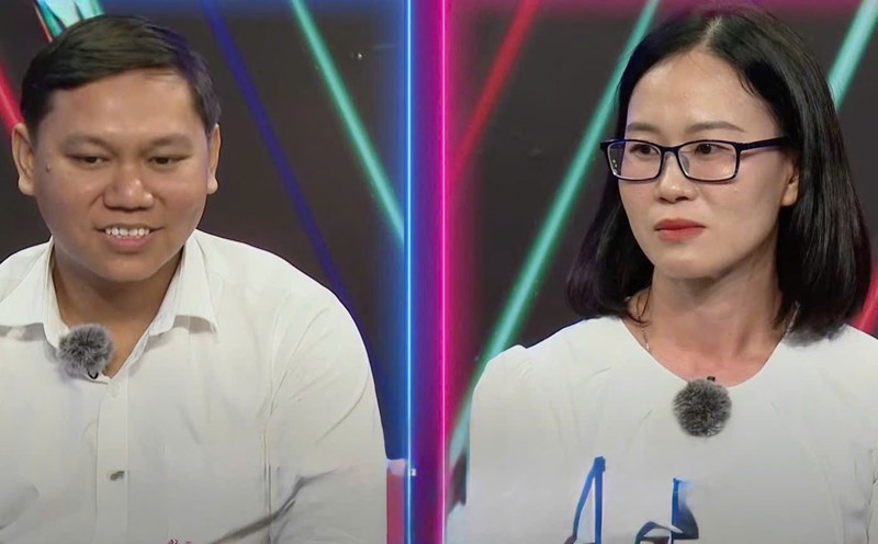 The couple at "You want to date". Photo: Producer.