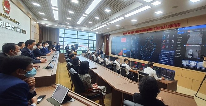 IOC Center of Hai Duong province. Photo: Hai Duong Provincial Portal