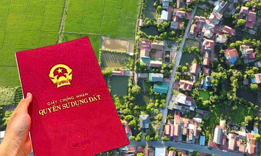 Điều kiện sang tên sổ đỏ năm 2025 quy định tại khoản 1 Điều 45 Luật Đất đai 2024. Đồ họa: Thạch Lam