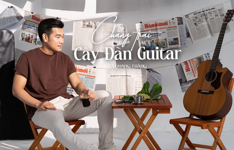 Ta Quang Thang released an album celebrating 20 years of singing. Photo: Interviewee