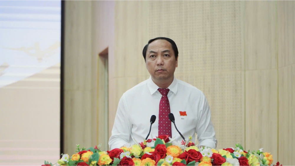 Standing Deputy Secretary of the Provincial Party Committee, Chairman of the People's Council of Kien Giang Province Lam Minh Thanh said that the names for the establishment and merger of specialized agencies as submitted must comply with the direction of the Central Steering Committee and the Provincial Steering Committee. Photo: Nguyen Anh