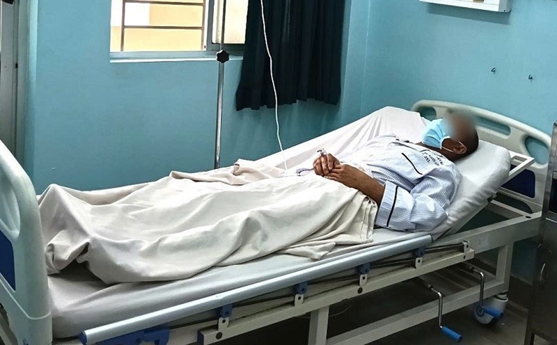 The patient with a celeste's encephalitis is being treated at the hospital and is preparing to be discharged. Photo: BVCC