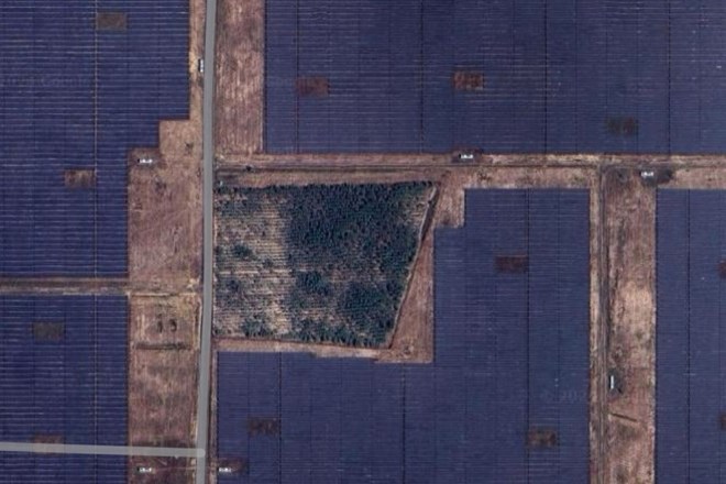 Bộ Công an chỉ rõ nhiều sai phạm tại dự án Nhà máy điện mặt trời Lộc Ninh 3. Ảnh: Google Maps