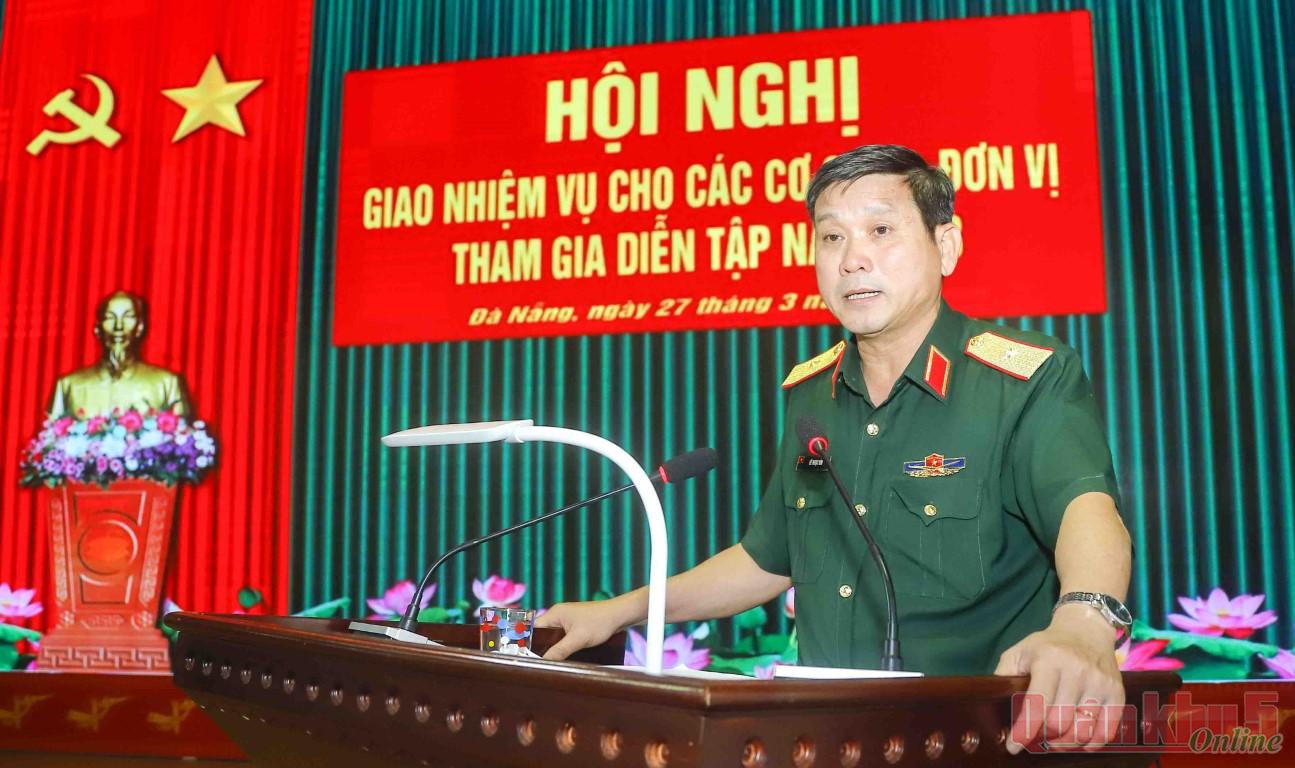 Major General Le Ngoc Hai - Deputy Commander and Chief of Staff of Military Region 5 - was appointed to the position of Commander of Military Region 5. Photo taken on March 27, 2023 in Da Nang. Photo: Military Region 5