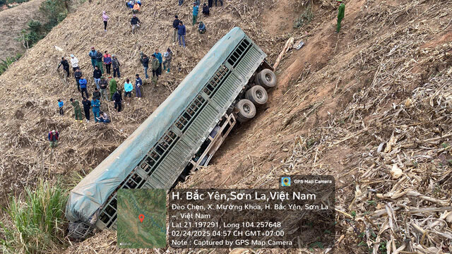 The scene of the accident that killed 2 people. Photo: Minh Nguyen